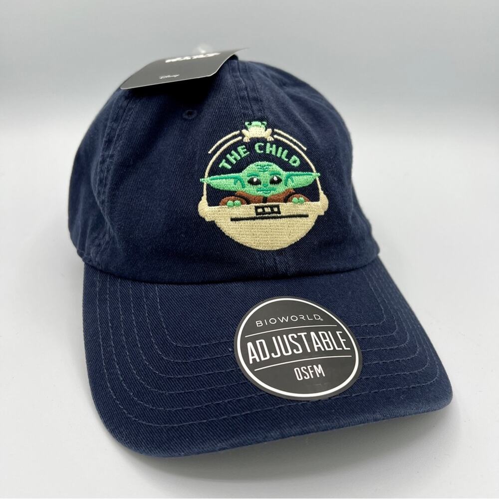Star Wars | NEW Navy The Child Baby Yoda Dad Hat Adjustable Baseball Cap Disney